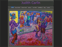 Tablet Screenshot of judithcarlin.com